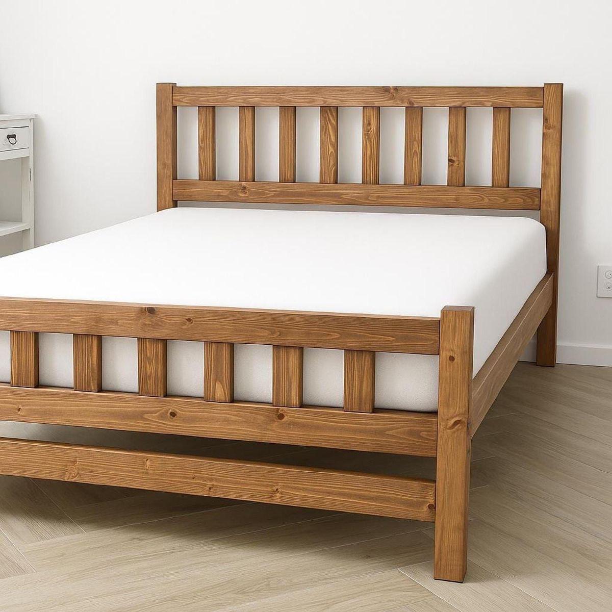 Veranda walnut platform bed